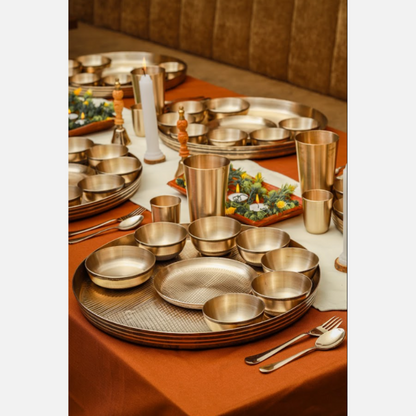 Manohar Kansa Maharaja Thali Set (16 Inch)