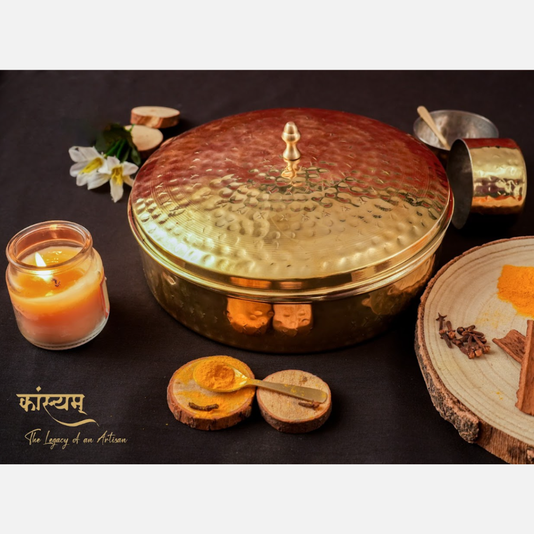 Brass Traditional Spice Box/Masaladani