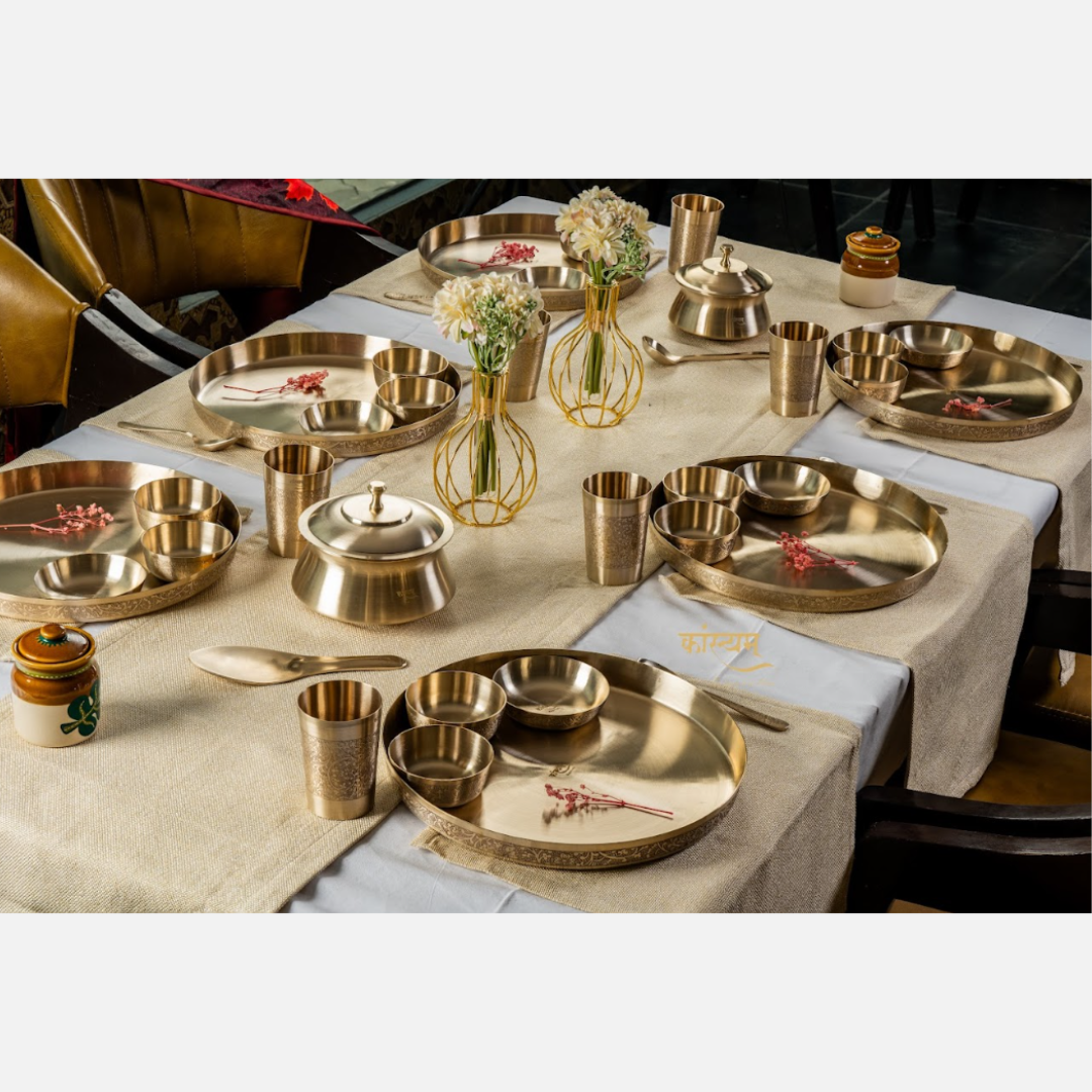 Bronze Antique Dinner Set