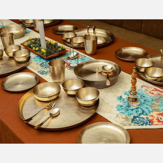 Manohar – Kansa/Bronze Buffet Dining Setup (11 Inch)