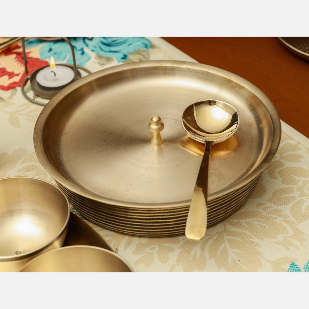 Manohar – Kansa/Bronze Buffet Dining Setup (11 Inch)