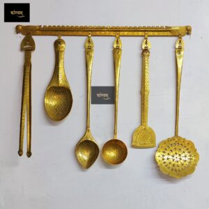 Brass hand carving kitchen set