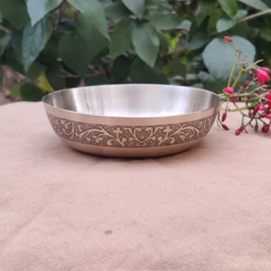 Bronze/Kansa Hand Carving/Nakshi Dinner Set